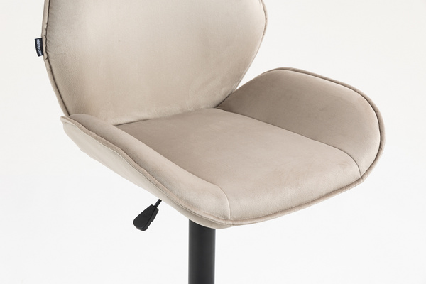 FOTEL HR350CROSS LATTE WELUR CZARNA PODSTAWA