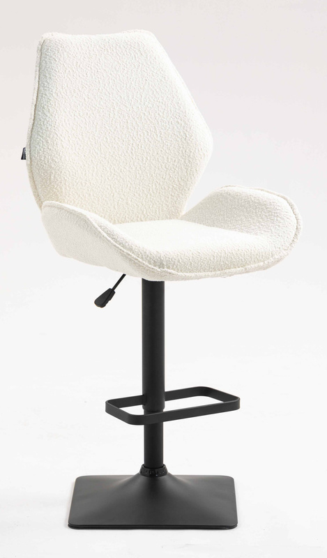 FOTEL HR350KW KREMOWY BARANEK CZARNA PODSTAWA