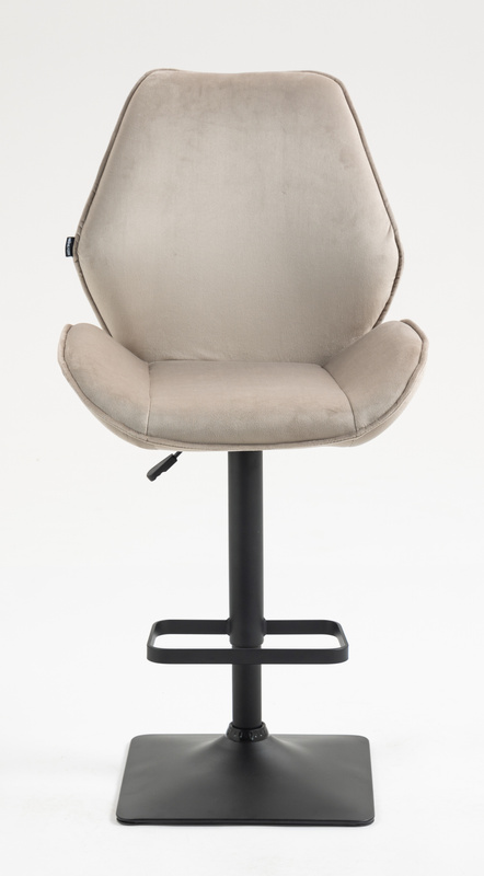 FOTEL HR350KW LATTE WELUR CZARNA PODSTAWA