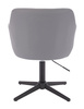FOTEL HR190CROSS SZARY CZARNA PODSTAWA