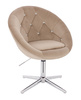 FOTEL HR8516CCROSS LATTE WELUR 