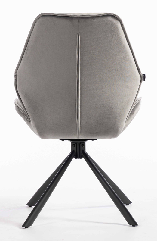 FOTEL HR350 PAJĄK STALOWY WELUR CZARNA PODSTAWA