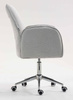 FOTEL HR280K SZARY BARANEK CHROMOWANA PODSTAWA