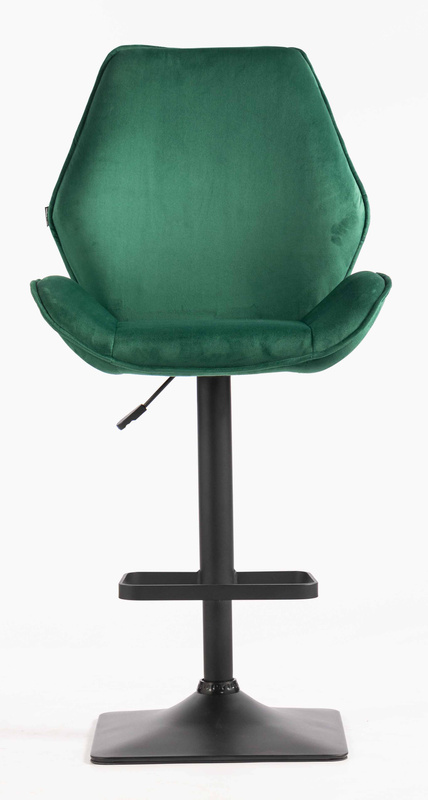 FOTEL HR350KW BUTELKOWA ZIELEŃ WELUR CZARNA PODSTAWA