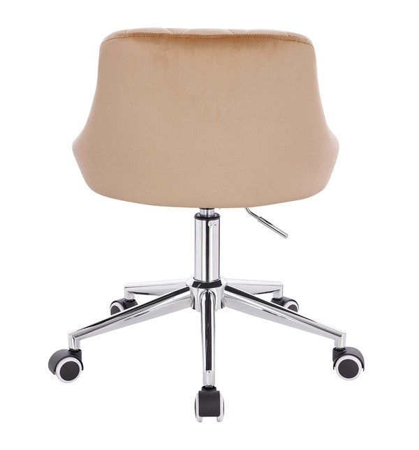 HOKER HR1054K LATTE WELUR CHROMOWANA PODSTAWA