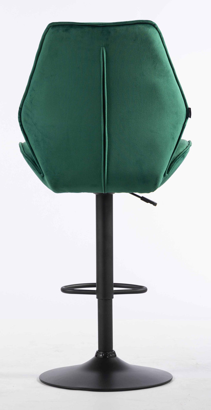 FOTEL HR350W BUTELKOWA ZIELEŃ WELUR CZARNA PODSTAWA