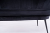 SOFA FREY CZARNY CZARNE NOGI
