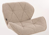 FOTEL HR111CROSS LATTE BARANEK CHROMOWANA PODSTAWA
