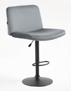 HOKER HR150W GRAFITOWY WELUR CZARNA PODSTAWA