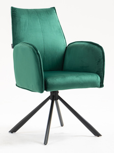 HOKER HR280 BUTELKOWA ZIELEŃ WELUR CZARNY PAJĄK