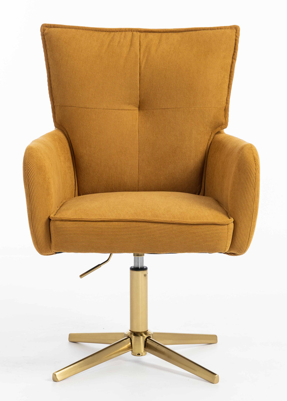 HOKER HR250CROSS ŻÓŁTY CURRY PREMIUM CORD SZTRUKS ZŁOTA PODSTAWA