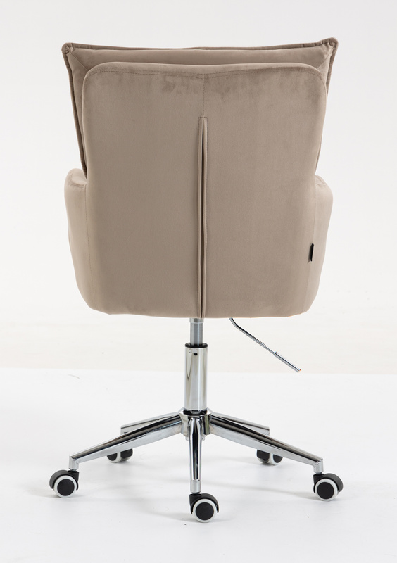 HOKER HR250K LATTE WELUR  CHROMOWANA PODSTAWA