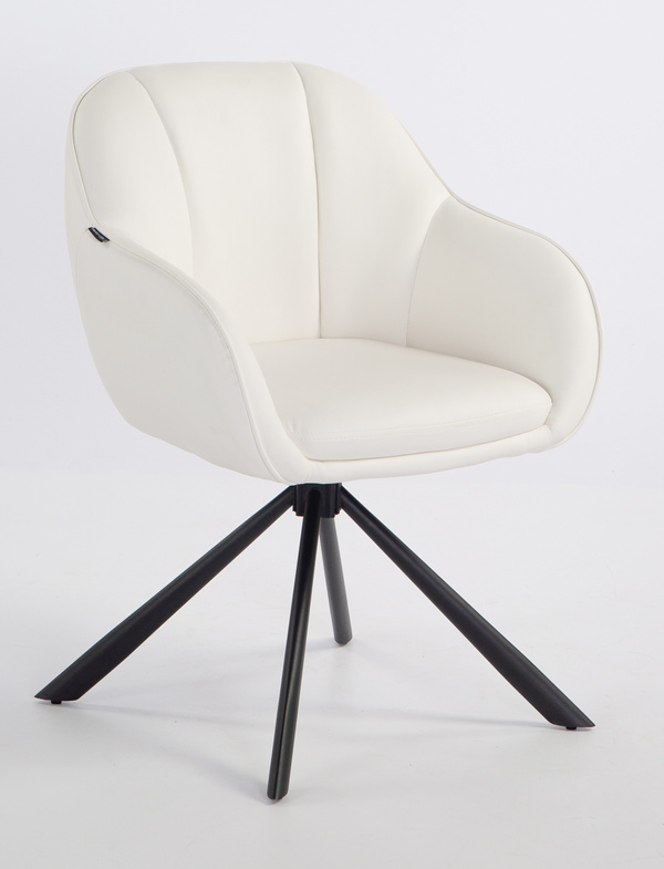 FOTEL HR2055 BIAŁY CZARNY PAJĄK