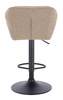 FOTEL HR111W LATTE BARANEK CZARNA PODSTAWA