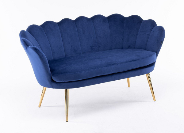 SOFA FREY CIEMNE MORZE WELUR