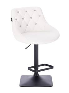 HOKER HR931KW BIAŁY EKOSKÓRA CZARNA PODSTAWA