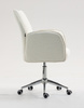 FOTEL HR280K KREMOWY BARANEK CHROMOWANA PODSTAWA