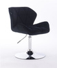 FOTEL HR111N CZARNY WELUR