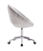 FOTEL HR8516K STALOWY WELUR