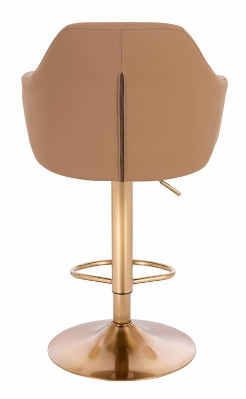 HOKER HR831W KARMELOWY EKOSKÓRA PREMIUM SOFT ZŁOTA PODSTAWA