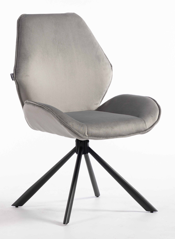 FOTEL HR350 PAJĄK STALOWY WELUR CZARNA PODSTAWA