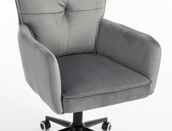 HOKER HR250K GRAFITOWY WELUR  CZARNA PODSTAWA