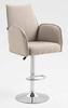 FOTEL HR280W LATTE BARANEK CHROMOWANA PODSTAWA