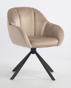 HOKER HR2055 LATTE WELUR CZARNY PAJĄK