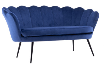 SOFA FREY CIEMNE MORZE CZARNE NOGI