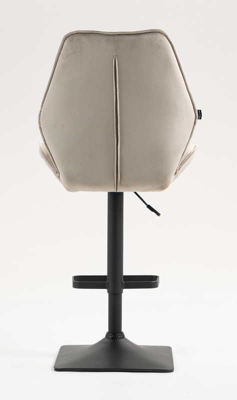 FOTEL HR350KW LATTE WELUR CZARNA PODSTAWA