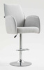 FOTEL HR280W SZARY BARANEK CHROMOWANA PODSTAWA