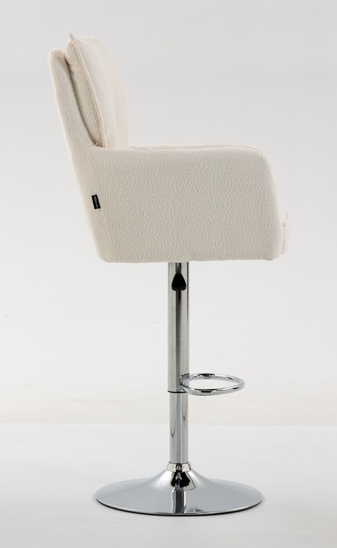 HOKER HR250W KREMOWY BARANEK CHROMOWANA PODSTAWA