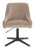 FOTEL HR920CROSS LATTE WELUR CZARNA PODSTAWA