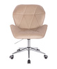 HOKER HR212K LATTE WELUR CHROMOWANA PODSTAWA