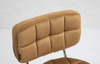 HOKER HR636 MIODOWY WELUR CHROMOWANA PODSTAWA