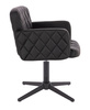 FOTEL HC802CROSS CZARNY CZARNA PODSTAWA