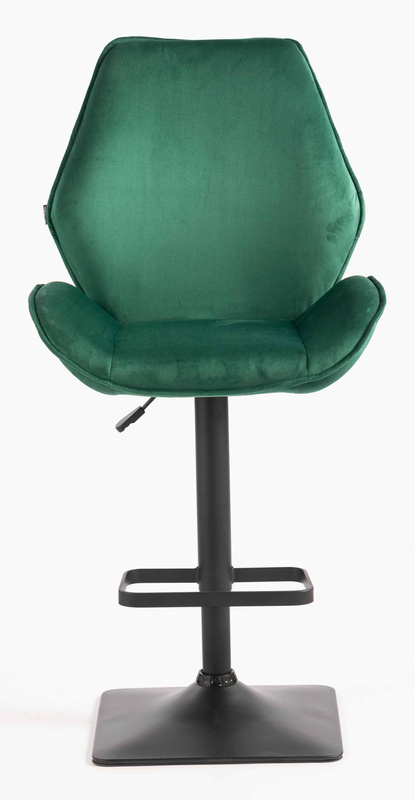 FOTEL HR350KW BUTELKOWA ZIELEŃ WELUR CZARNA PODSTAWA