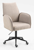 FOTEL HR280K LATTE BARANEK CZARNA PODSTAWA