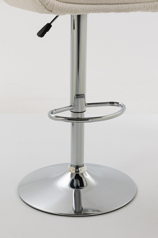 HOKER HR2055W KREMOWY BARANEK CHROMOWANA PODSTAWA