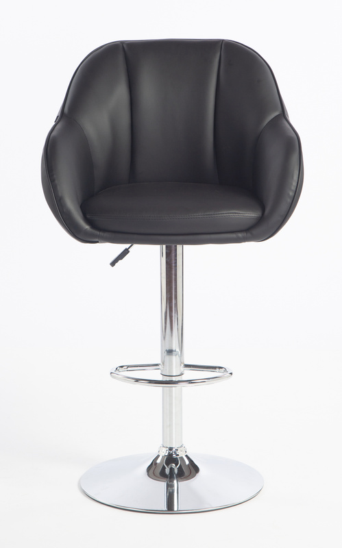 HOKER HR2055W CZARNY CHROMOWANA PODSTAWA