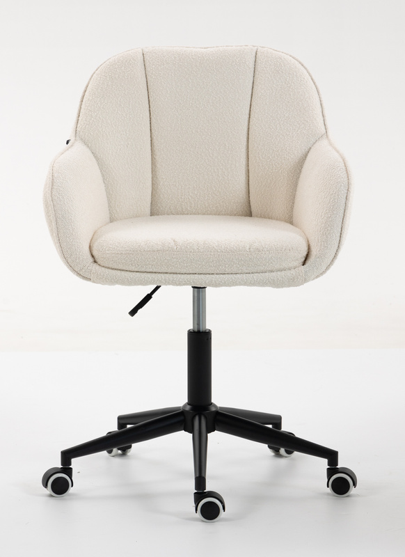 HOKER HR2055K KREMOWY BARANEK CZARNA PODSTAWA