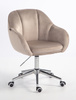 HOKER HR2055K LATTE WELUR CHROMOWANA PODSTAWA