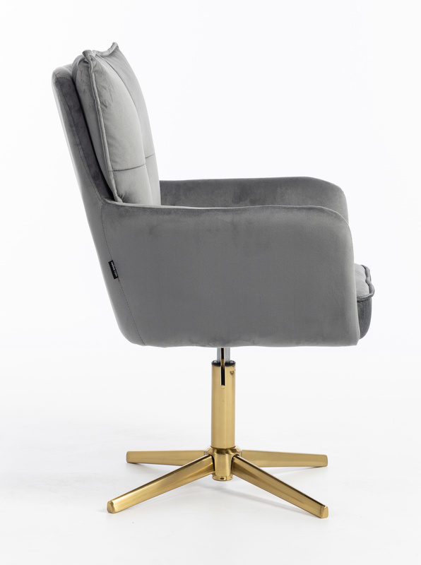 HOKER HR250CROSS GRAFITOWY WELUR  ZŁOTA PODSTAWA