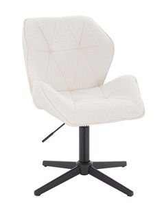 HOKER HR212CROSS KREMOWY BARANEK CZARNA PODSTAWA