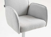 FOTEL HR280W SZARY BARANEK CHROMOWANA PODSTAWA