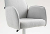 FOTEL HR280W SZARY BARANEK CHROMOWANA PODSTAWA