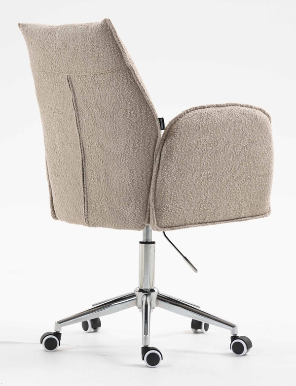 FOTEL HR280K LATTE BARANEK CHROMOWANA PODSTAWA