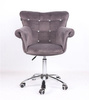 FOTEL HR804CK GRAFITOWY WELUR