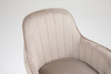 FOTEL HR2022CROSS LATTE WELUR CZARNA PODSTAWA
