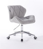FOTEL HR111K STALOWY WELUR